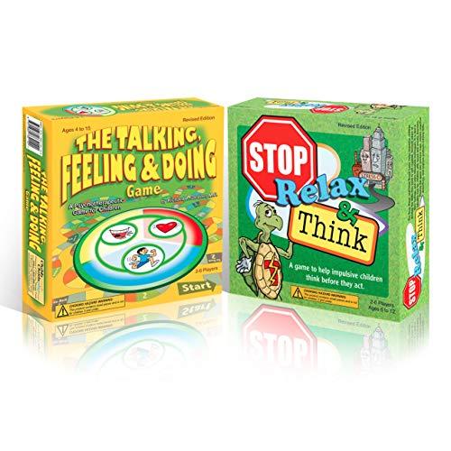 ボードゲーム 英語 アメリカ The Talking, Feeling, Doing \u0026 Stop, Relax, Think Game Bundle