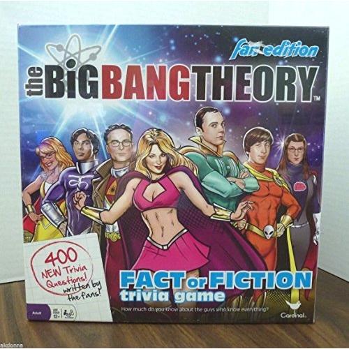 ボードゲーム 英語 アメリカ dsge4t9044 The Big Bang Theory Fact or Fiction Trivia Game Fan Edition｜maniacs-shop