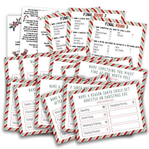 ボードゲーム 英語 アメリカ Christmas Friendly Feud Quiz, Baby Shower Game Night, Christmas Party G