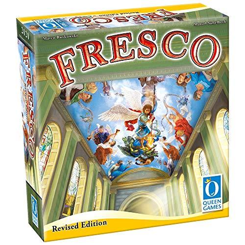ボードゲーム 英語 アメリカ 10582 Queen Games Fresco Strategy Board Game, Art Restoration Family Bo