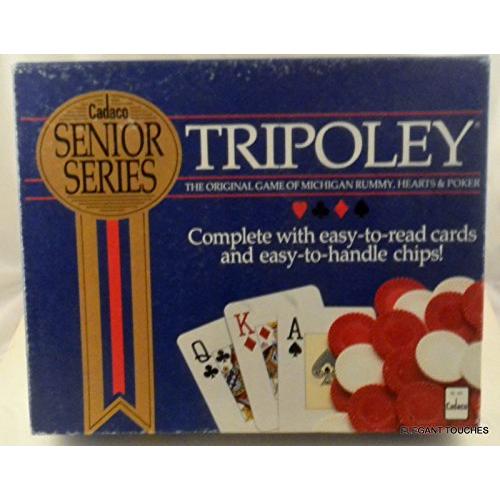 ゲーム盤力くらべ 英語 亜米利加 Tripoley [Senior Series] by Cadaco ボードゲーム-ゲーム-ゲーム、おもちゃ