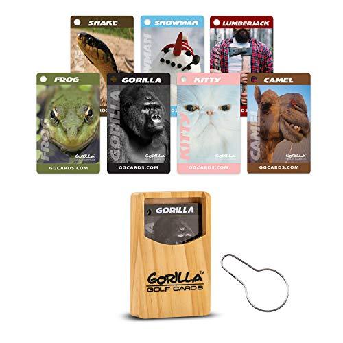 ゲーム盤競り合い 英語 亜米利加 ?GGCARDS7 Gorilla Golf Cards - The On-Course Golf Betting Card Game -
