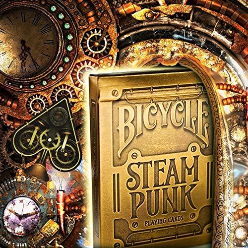 ゲーム盤力くらべ 英語 亜米利加 1037673 Bicycle Playing Cards Steampunk - Gold ゲーム-ゲーム、おもちゃ-ボードゲーム