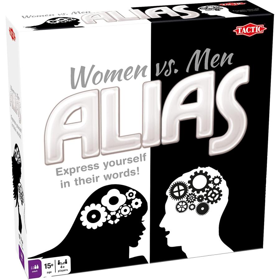 ボードゲーム 英語 アメリカ 53704 Tactic Games US Tactic 53704 - Women Vs Men Alias Board Game｜maniacs-shop