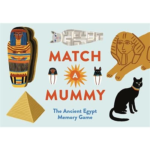 ボードゲーム 英語 アメリカ 9781786275837 Laurence King Match a Mummy: The Ancient Egypt Memory Gam｜maniacs-shop