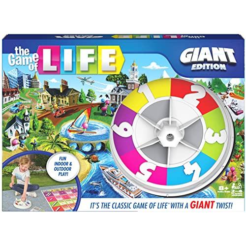 ボードゲーム 英語 アメリカ 6066328 The Game of Life, Giant Edition Family Board Game Indoor/Outdoo