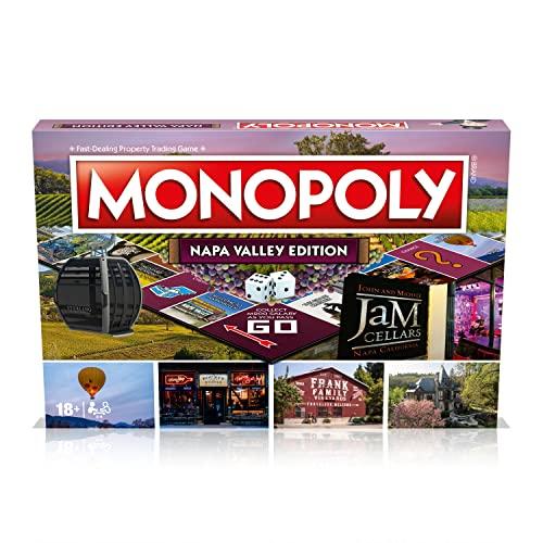 ボードゲーム 英語 アメリカ WM03162-EN2-6 Monopoly Board Game Napa