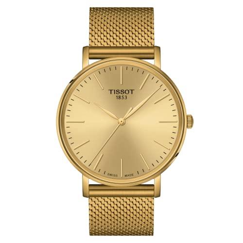 腕時計 ティソ メンズ T1434103302100 Tissot Mens Everytime Gent 316L Stainless Steel case with Yellow