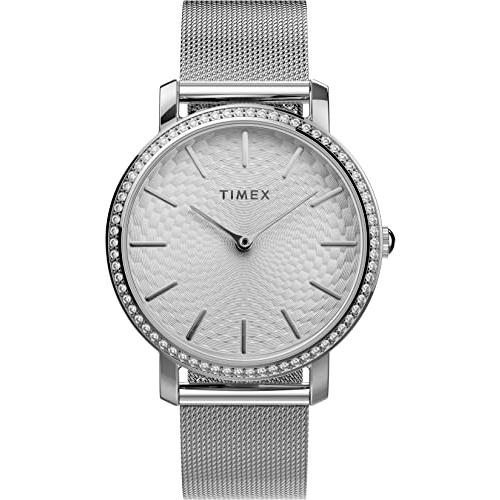 腕時計 タイメックス レディース TW2V52400VQ Timex Women's Transcend Celestial 34mm Watch - Silver