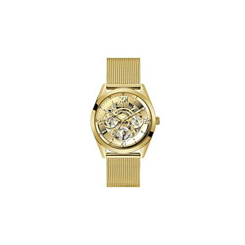 腕時計 ゲス GUESS GW0368G2 GUESS Mens Dress Multifunction 42mm Watch ? Gold-Tone Stainless Steel Case w｜maniacs-shop