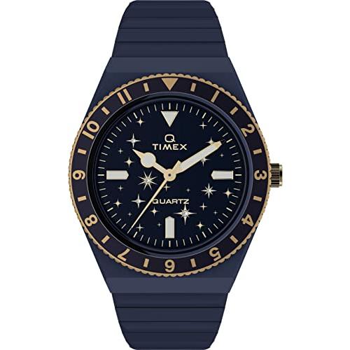 腕時計 タイメックス レディース TW2V53500VQ Timex Women's Womens Celestial Q 36mm Watch - Blue Br