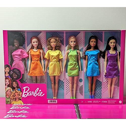 バービー バービー人形 HKX88 Barbie Doll Rainbow Dress Colors 6