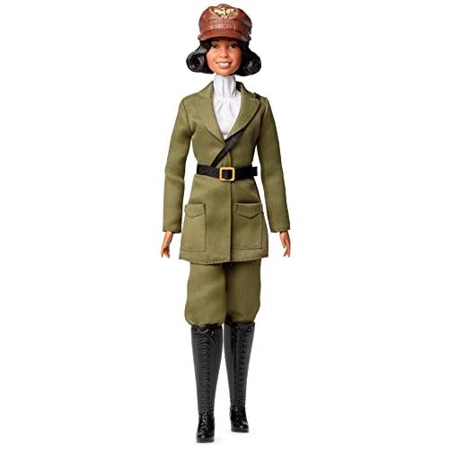 バービー バービー人形 HJX37 Barbie Inspiring Women Doll, Bessie Coleman Collectible Dressed in Aviat