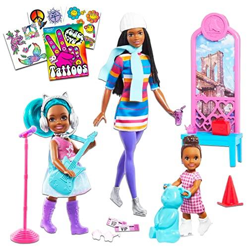 バービー バービー人形 Barbie Doll with Clothing Barbie Sisters Dolls Set - 2 Black Barbie Doll Bundl