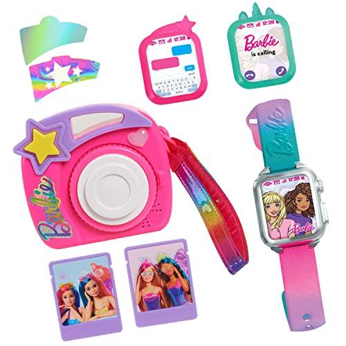 バービー バービー人形 63736 Barbie Photo Filter Play Camera and Play Smart Watch Set with Lights and