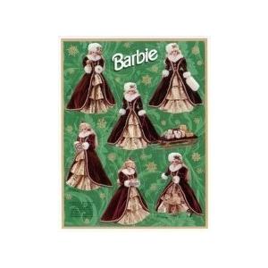 バービー バービー人形 01101 Holiday Barbie Stickers (1996)