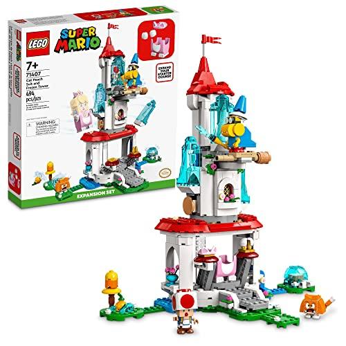 値下げする レゴ 6379544 LEGO Super Mario Cat Peach Suit and Frozen Tower Expansion Set 71407 Building Toy Set for Kids，