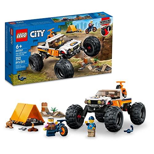 レゴ 6425862 LEGO City 4x4 Off-Roader Adventures 60387 Building Toy - Camping Set Including Monster Truck St｜maniacs-shop