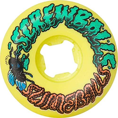ウィール タイヤ スケボー Screw Balls Speed 99A Slime Skateboard