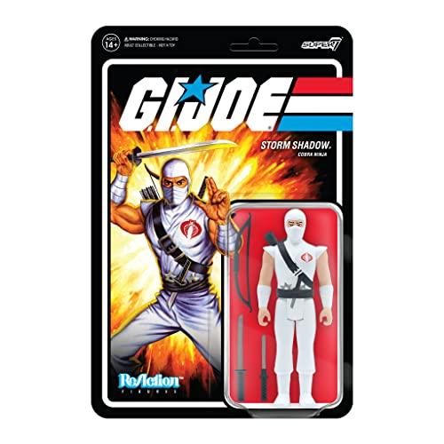G.I.ジョー おもちゃ フィギュア RE-GIJOW02-SSH-01 Super7 G.I. Joe Storm Shadow 3.75 in Reaction Fig