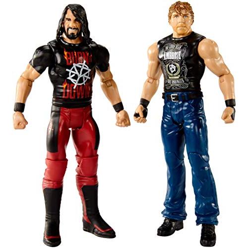 WWE 図形 亜米利加直輸入 FMF91 WWE Dean Ambrose VS Seth Rollins 2-PACK フィギュア-フィギュア本体
