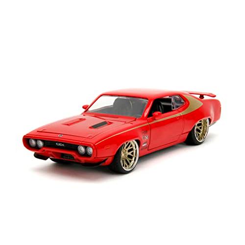 ジャダトイズ ミニカー ダイキャスト 34206 Jada Big Time Muscle 1:24 1972 Plymouth GTX Die-Cast