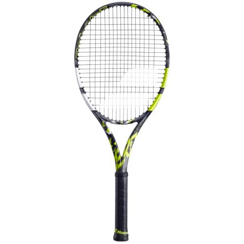 テニス ラケット 輸入 3324922000915 Babolat Pure Aero Tennis Racquet - Strung with 16g White Babolat S