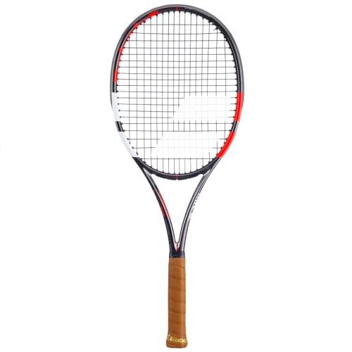 テニス ラケット 輸入 101470 Babolat Pure Strike VS Tennis Racquet - Strung with 16g White Syn Gut at