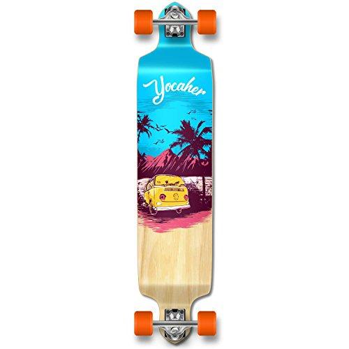 ロング滑るゲーム盤 スケボー 外国でひな型 GCDD104 Yocaher Drop Down Complete Longboard 41.25