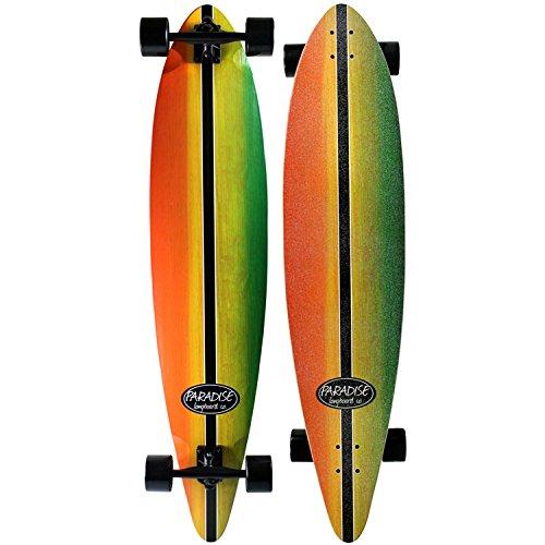 ロングスケートボード スケボー 海外モデル DECK Paradise Longboard Pintail Complete Cruiser S