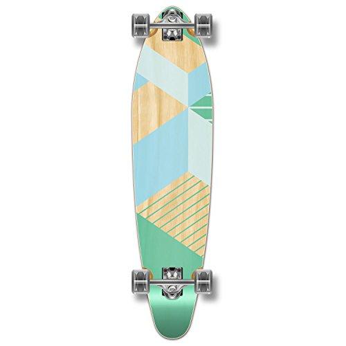 ロングスケートボード スケボー 海外モデル GCKT106 Yocaher Kicktail concave Pro Longboard Com