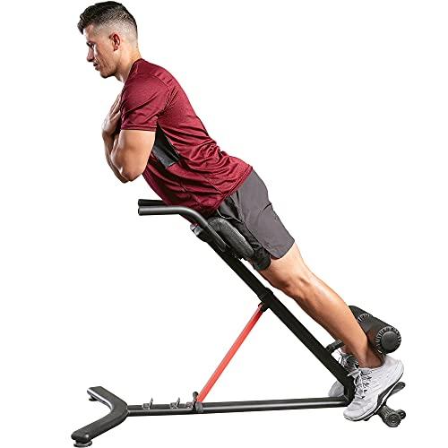 ヨガブロック フィットネス SF-BH620062 Sunny Health \u0026 Fitness Hyperextension Roman Chair with Dip S