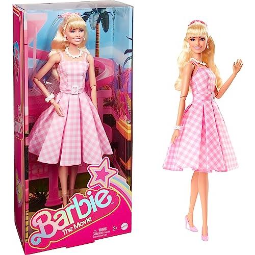 バービー バービー人形 HPJ96 Barbie The Movie Doll, Margot Robbie as, Collectible Doll Wearing Pink a
