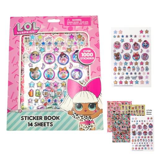 エルオーエルサプライズ 人形 ドール 191537149437 LOL Surprise Stickers, 14 Sheet LOL Sticker Bo