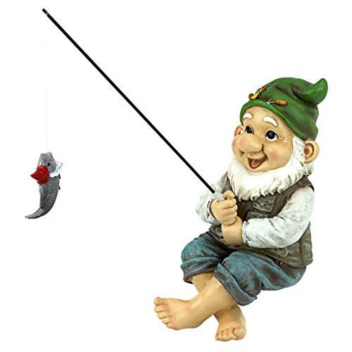 デザイン・トスカノ 置物 インテリア QM2806500 ZIGGY THE FISHING GNOME SITTER STATUE