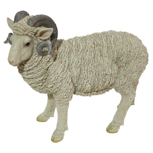 新入荷アイテム デザイン・トスカノ 置物 インテリア JQ6171 Design Toscano JQ6171 Horned Dorset Sheep Statue，Ful
