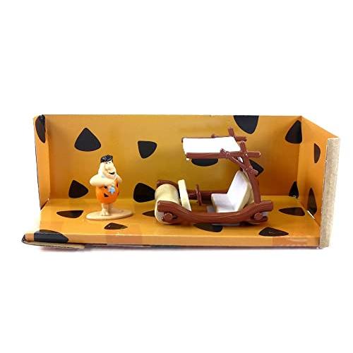 ジャダトイズ ミニカー ダイキャスト 33382BR Flintstones 1:32 Flintmobile Vehicle with Fred Flin