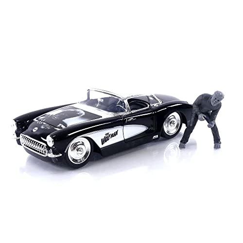 ジャダトイズ ミニカー ダイキャスト 32195BK Jada Universal Monsters 1:24 1957 Chevy Corvette Di