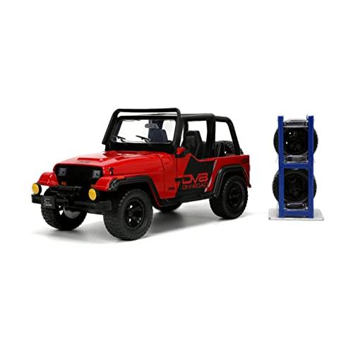 ジャダトイズ ミニカー ダイキャスト 33851 Jada Toys Just Trucks 1:24 1992 Jeep Wrangler Die-cas｜maniacs-shop