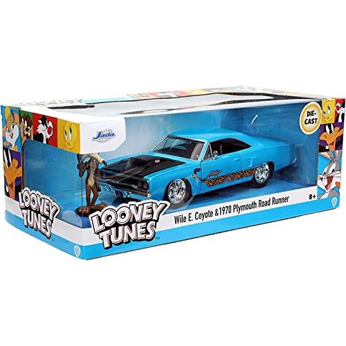 ジャダトイズ ミニカー ダイキャスト Jada Wile E Coyote & 1970 Plymouth Road Runner， Looney Tune