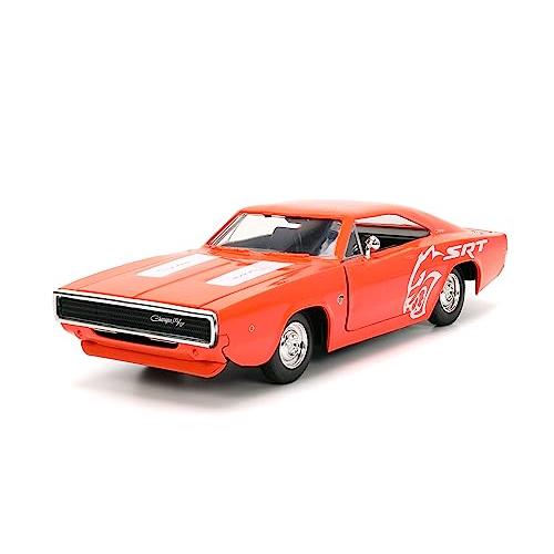 ジャダトイズ ミニカー ダイキャスト 26163 Big Time Muscle 1:24 1968 Dodge Charger Die-Cast Car