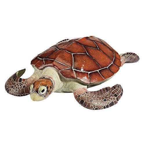 デザイン・トスカノ 置物 インテリア QM2517500 Design Toscano Flat Back Sea Turtle Statue Twin