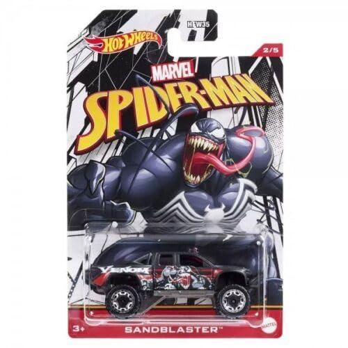 ホットウィール マテル ミニカー 2 Hot Wheels Marvel Spider-Man (2/5
