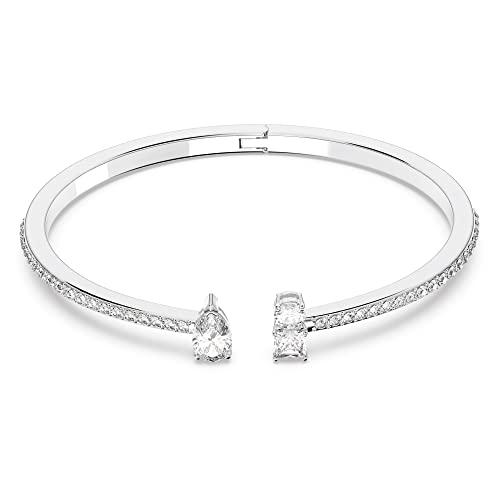 スワロフスキー アメリカ アクセサリー 5572667 Attract Cuff， White， Rhodium plated