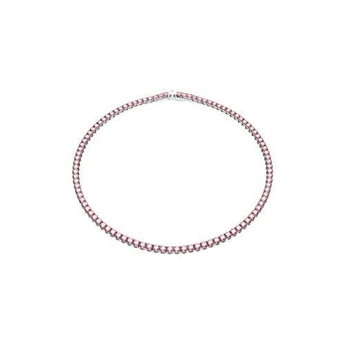 スワロフスキー アメリカ アクセサリー 5661193 Swarovski Matrix Tennis Necklace with Bright Pin