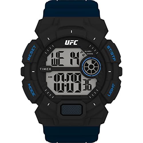 腕時計 タイメックス メンズ TW5M53500JT Timex UFC Men's Striker 50mm Watch - Black Strap Digital Di｜maniacs-shop