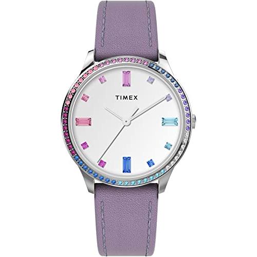 腕時計 タイメックス レディース TW2V76900JI Timex Women's Modern Easy Reader 32mm Watch - Purple