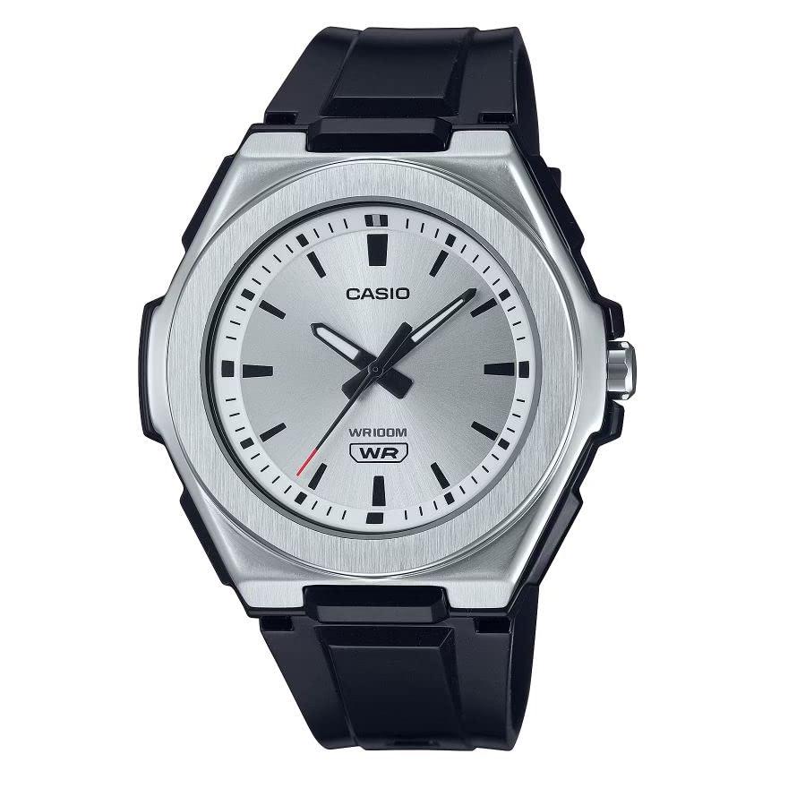 腕時計 カシオ メンズ LWA-300H-7E2V Casio Men's Analog Watch Black Resin Band Stainless Steel BezelLWA