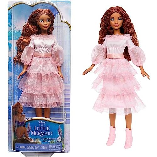 バービー バービー人形 HPD90 Mattel Disney The Little Mermaid Toys， Celebration Ariel Collectible Dol