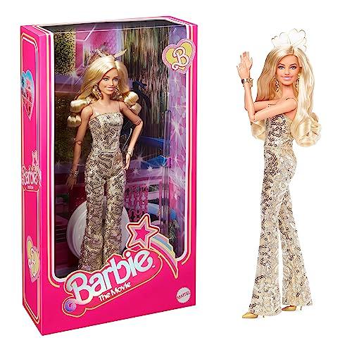 バービー バービー人形 HPJ99 Barbie Margot Robbie as in Gold Disco Jumpsuit The Movie Collectible Dol
